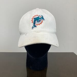 VTG 90s Sports Specialties Miami Dolphins Retro Logo Baseball Cap Adjustable Hat
